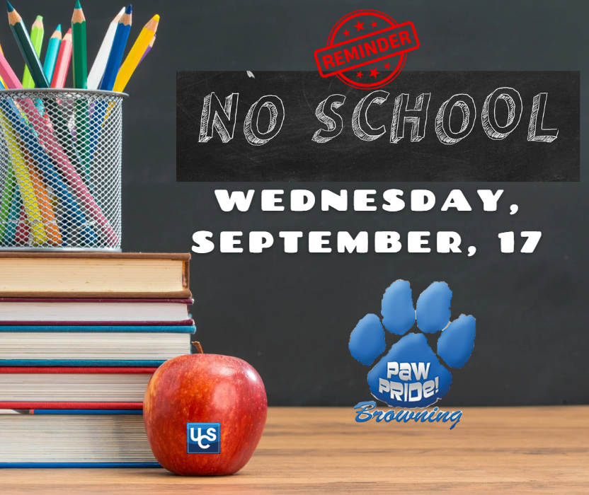 No School September 17th 